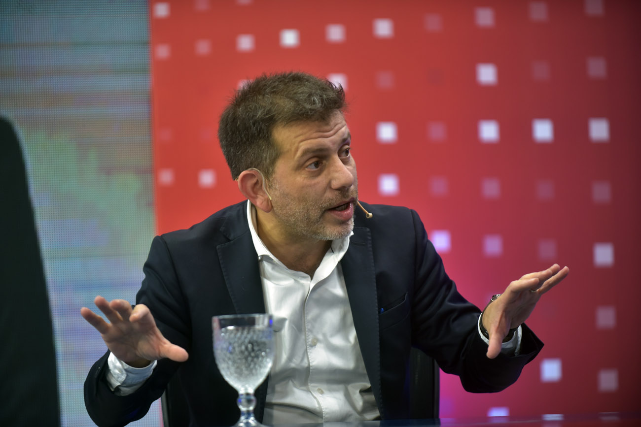 Gastón Utrera, economista, en el programa Voz y Voto. (Nicolás Bravo / La Voz)