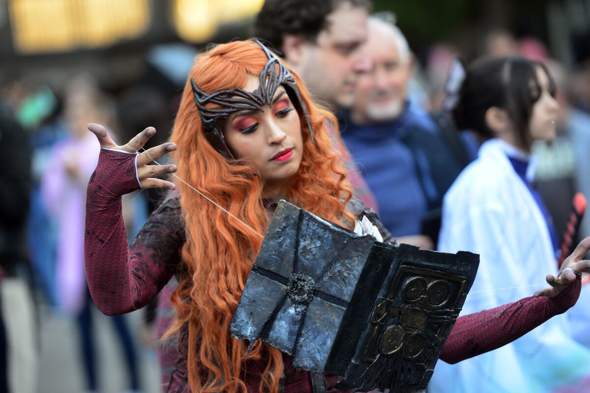 Toda la cultura del animé, el cosplay y el geek se dieron cita en la convención CAF en Espacio Quality. Foto Javier Ferreyra