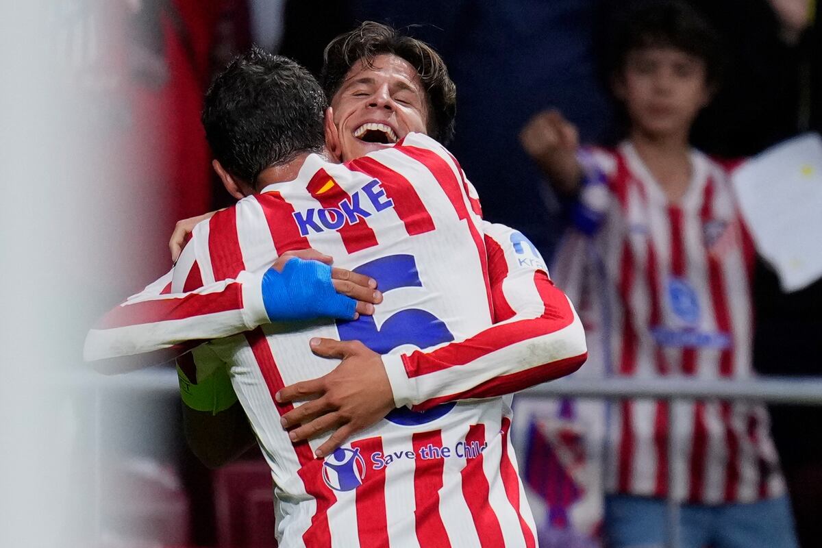 Atlético Madrid goleó con Julián Álvarez de figura. (AP Photo/Manu Fernandez).