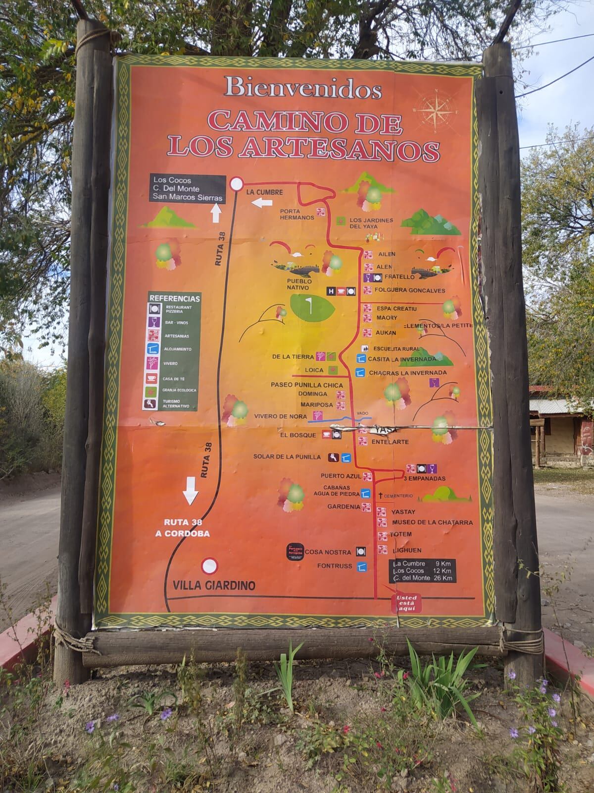 Destino turístico. Este tramo es un destino turístico en sí mismo. Artesanías, gastronomía y mucho verde, sus imperdibles. (Gentileza: Susana Inés Boldo)