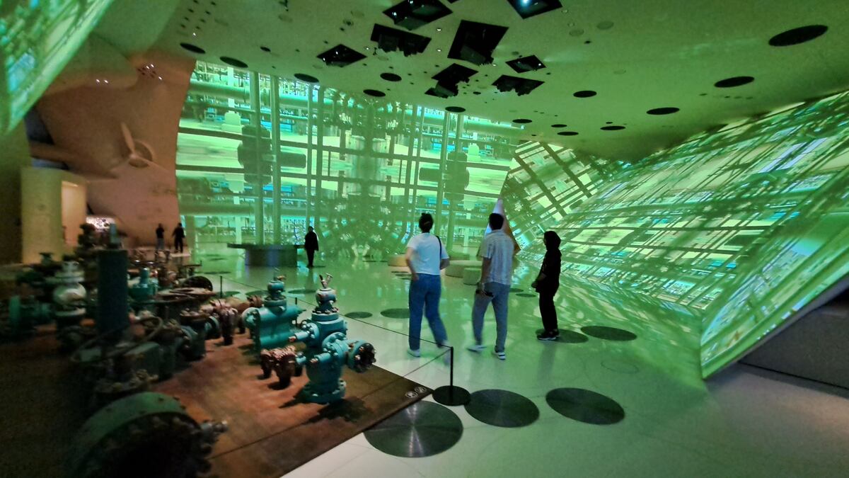 Recorrido de La Voz por el Museo Nacional de Qatar. (La Voz)