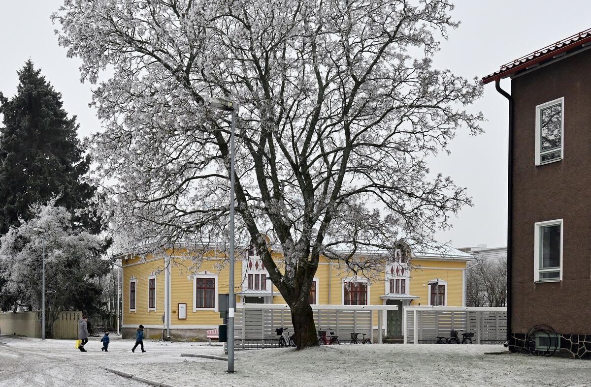 La residencia donde viven en Raumar, en Finlandia.