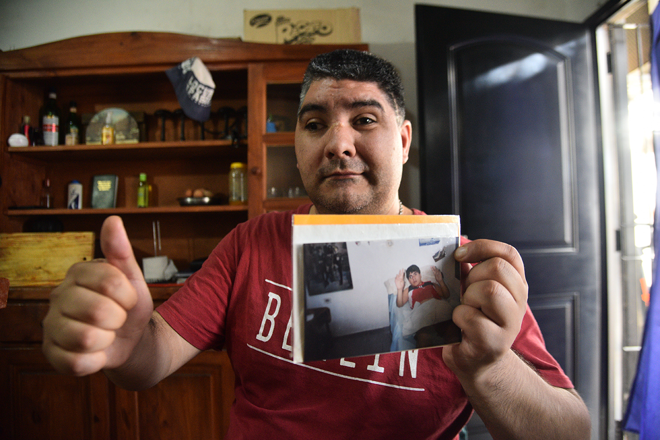 Barrio Ferreyra. A los 34 años, Mario está lleno de sueños por cumplir (Pedro Castillo/La Voz).
