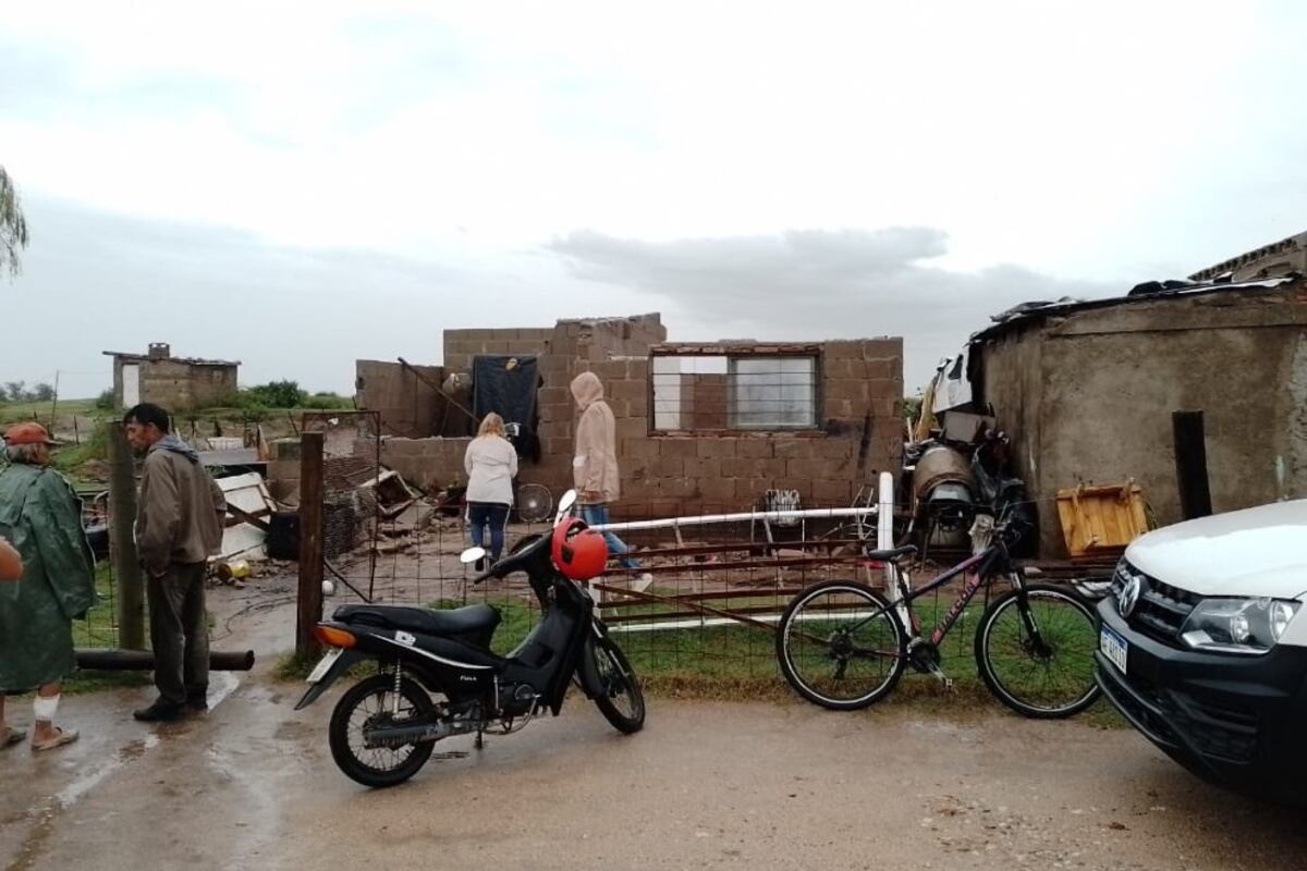 Río Cuarto. Muchas viviendas fueron afectadas por la tormenta (Gentileza).