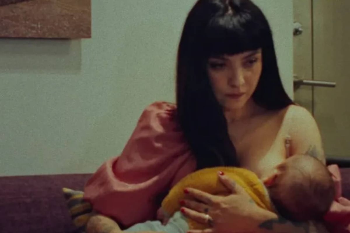 Pasaje de "Mon Laferte, te amo", documental de Netflix sobre la vida de la cantante chilena. (Netflix)