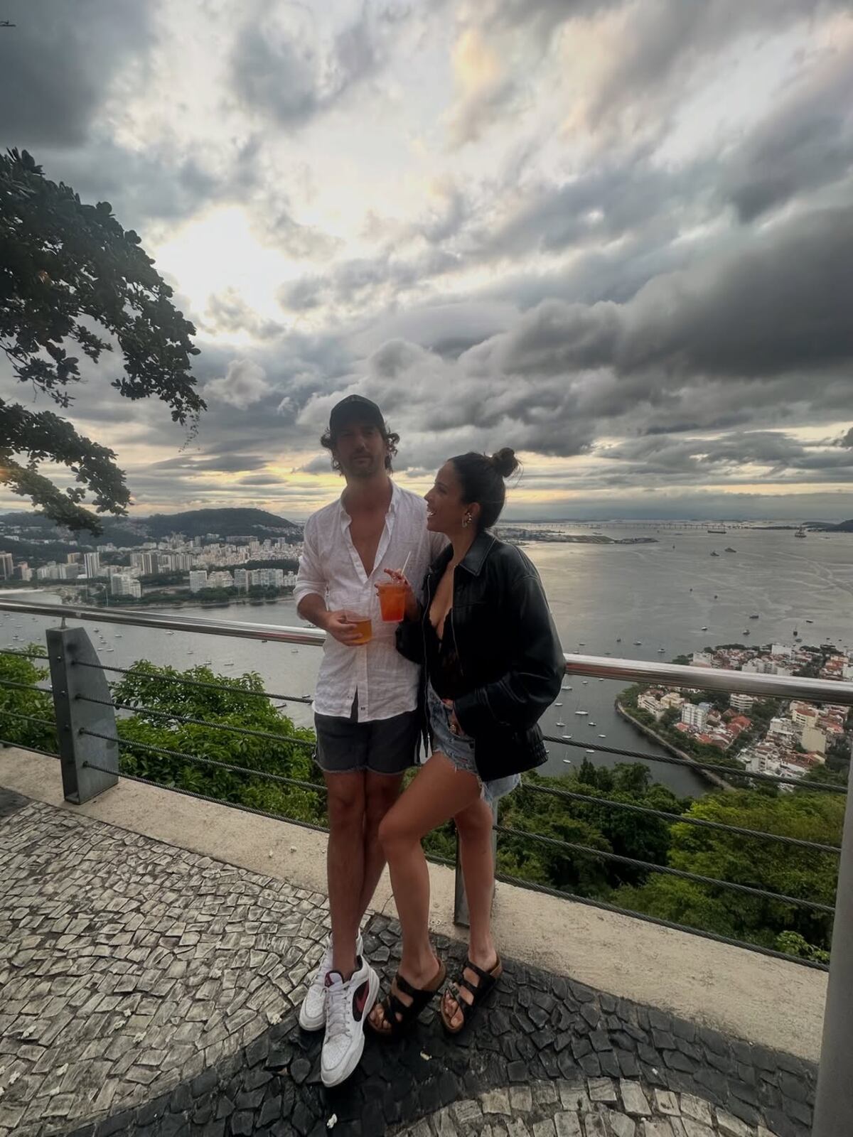 Cande Molfese y su novio Joaco de vacaciones en Río de Janeiro (Instagram de Cande Molfese)