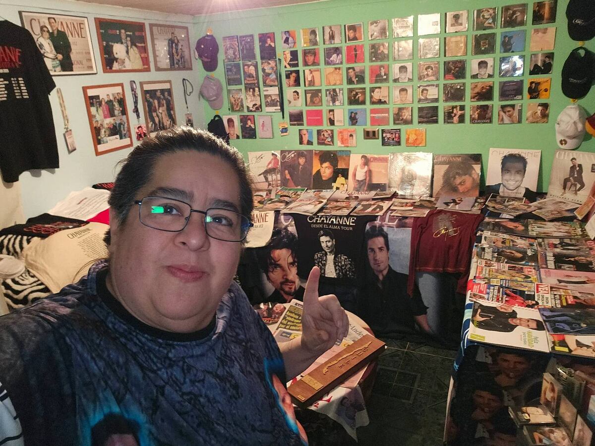 La fanática de Chayanne.