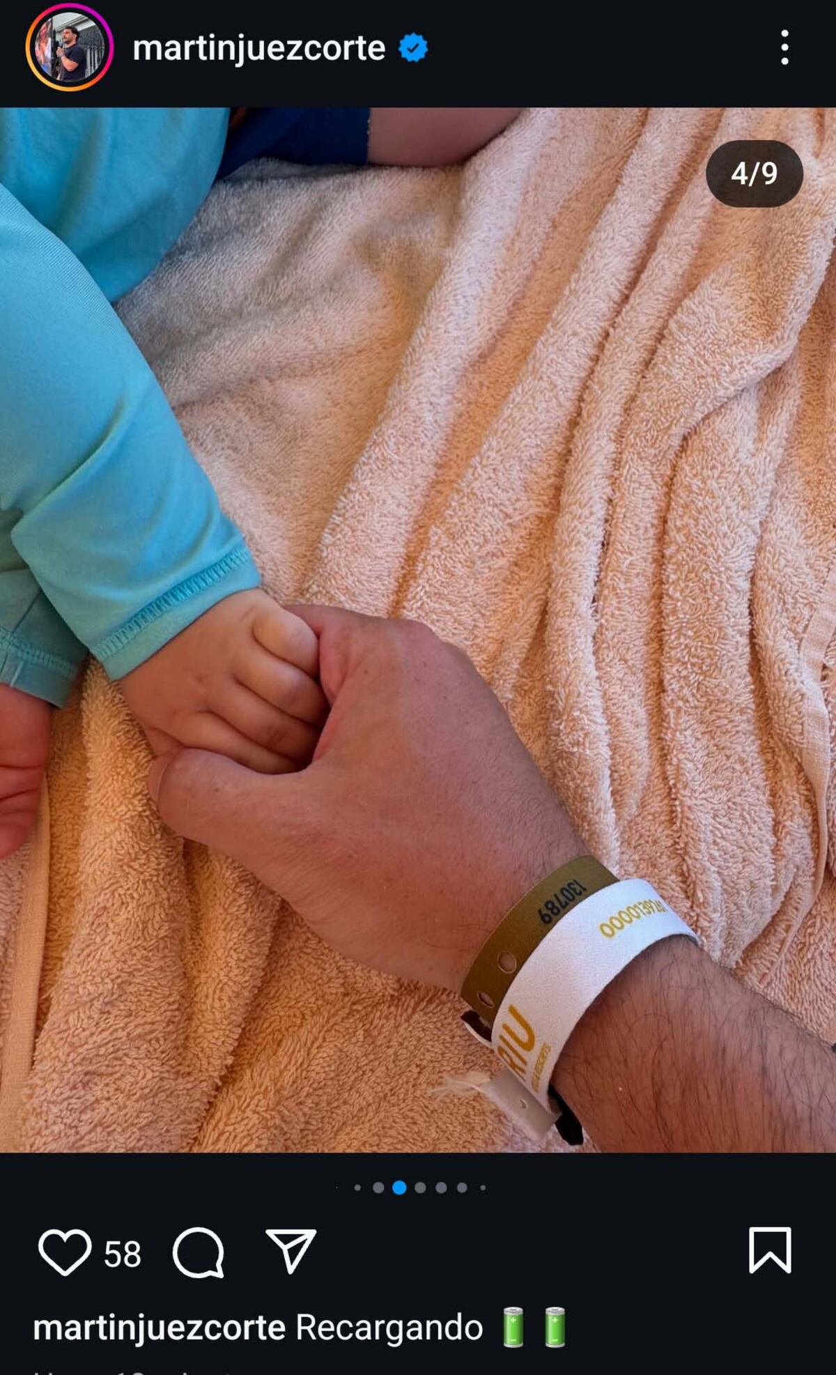 La foto que borró de su Instagram el concejal Martín Juez. (Instagram)
