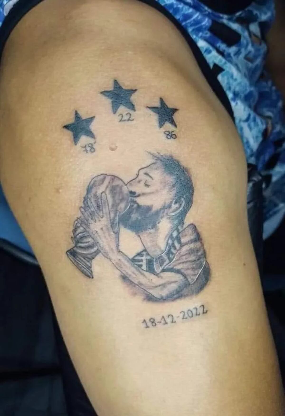 Los peores tatuajes de Lionel Messi realizados a los hinchas argentinos.