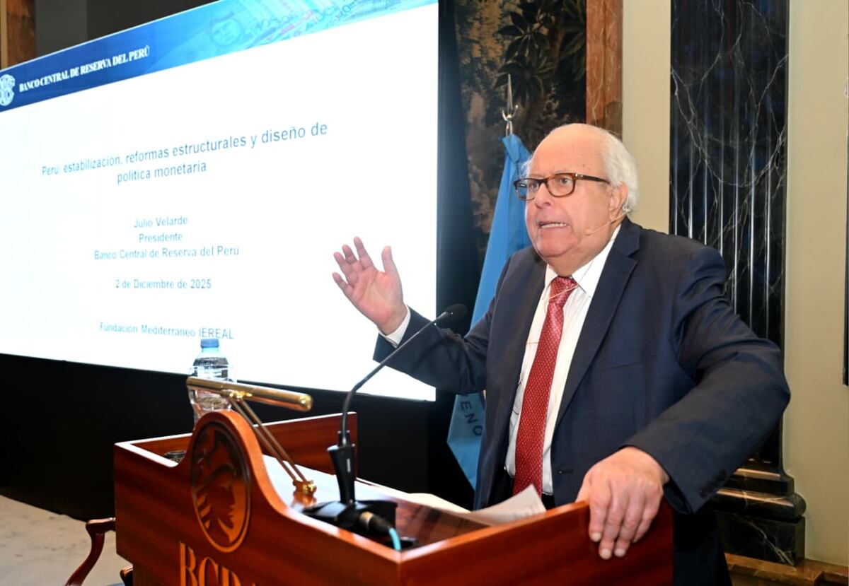 Julio Velarde, presidente del Banco Central de Perú.