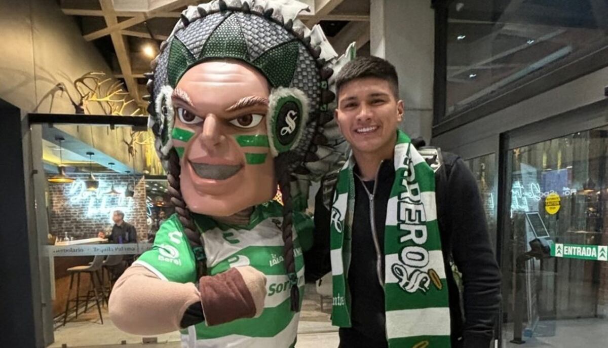 Bruno Amione quien está ahora en el Santos Laguna de México (Twitter @jorgevictor23).