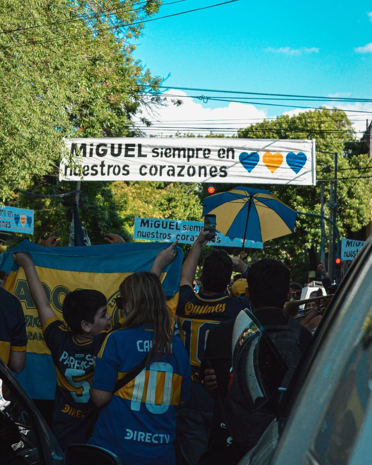 Hubo homenajes en La Bombonera en Boca vs. Belgrano. (Prensa Boca).