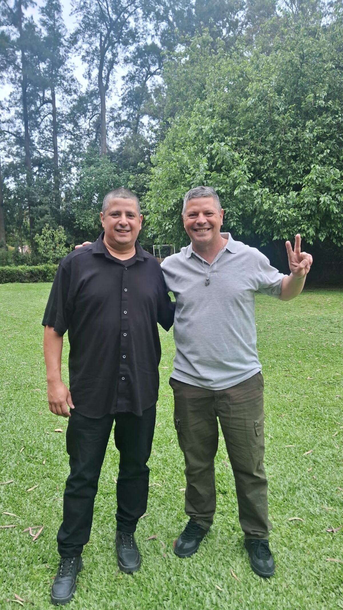 Sergio (izq) y Carlos (der) Piñero. (Gentileza)