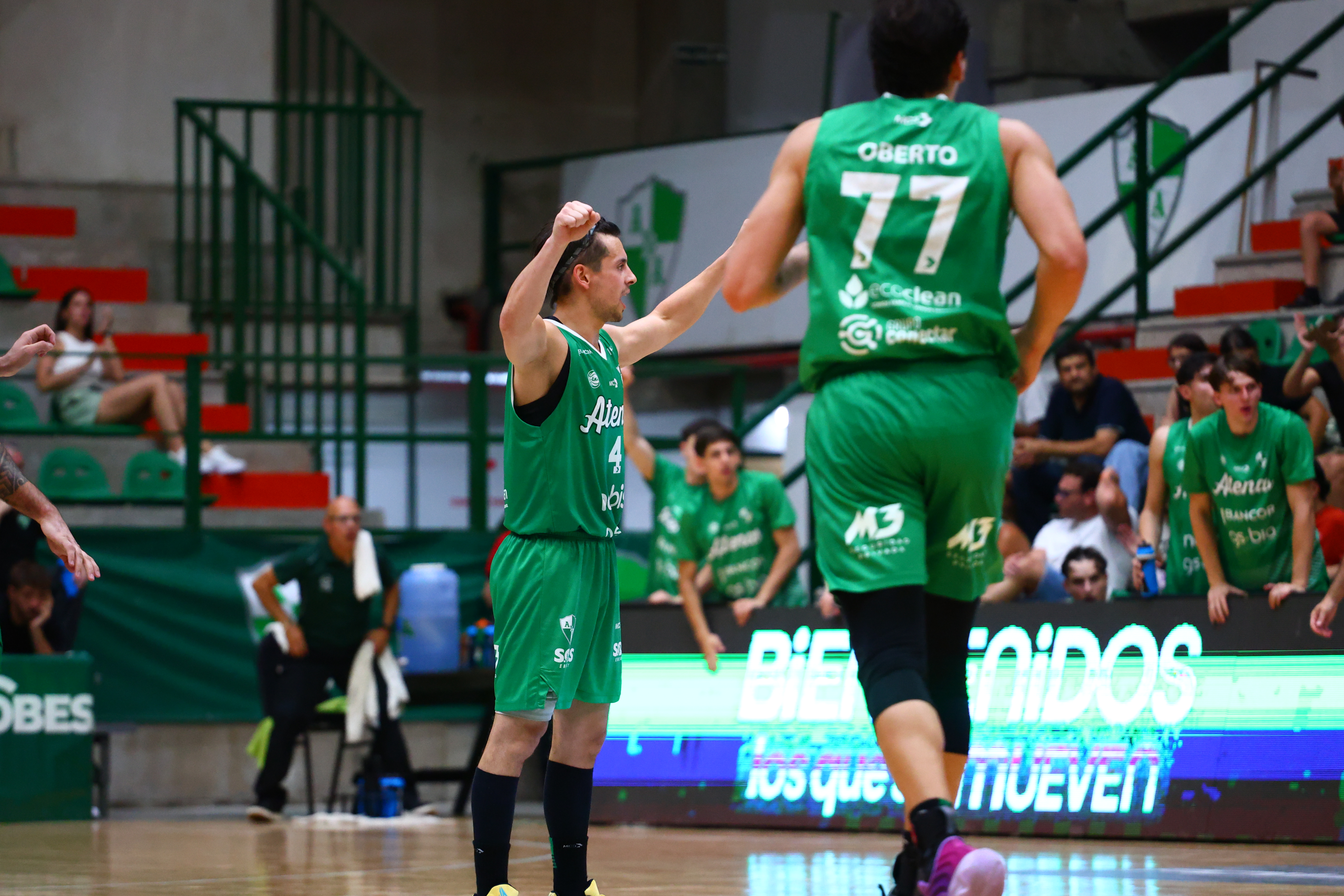 Atenas en el triunfo ante Racing. (Prensa Atenas | Ignacio Lingua).