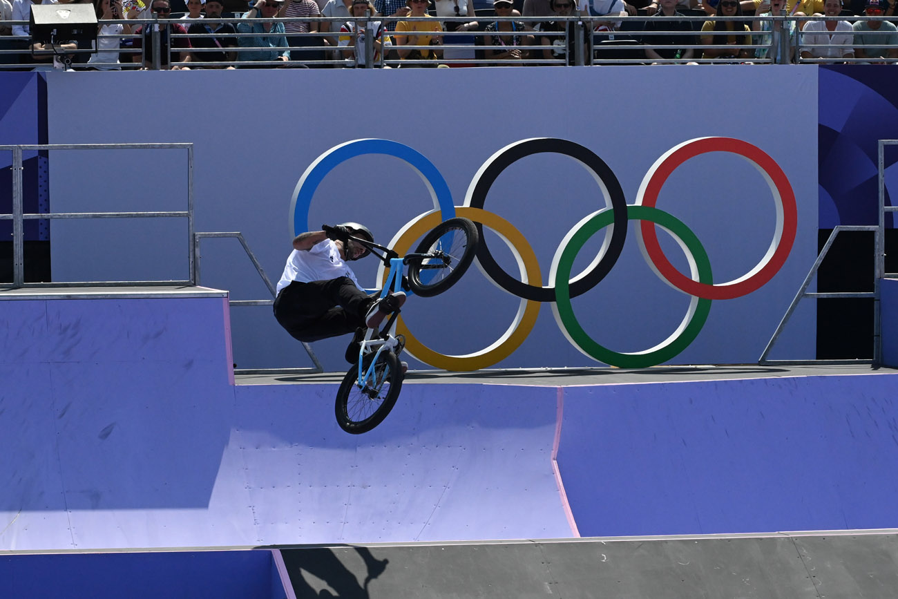 José "Maligno" Torres ganó la medalla de oro en los Juegos Olímpicos de París 2024 en la categoría BMX. (Gentileza)