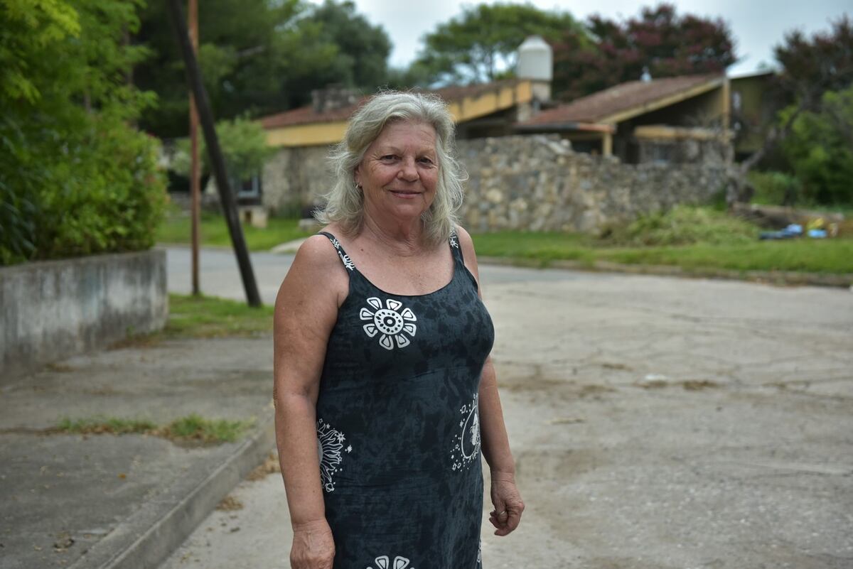 Matilde, una de las damnificadas por las inundaciones del 15 de febrero de 2015 en Villa Allende. (César Heredia / La Voz)