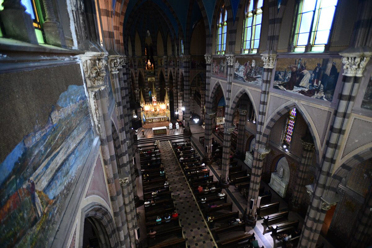 En este piso, se puede obtener una clara vista interna de la iglesia. (Javier Ferreyra / La Voz)