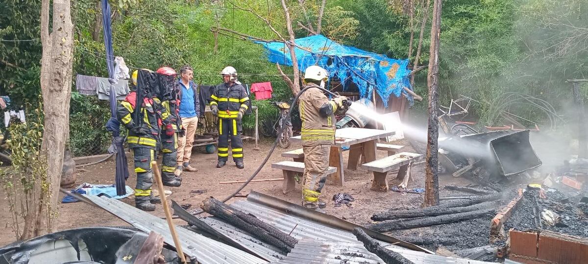 La casa que se quemó (Bomberos)