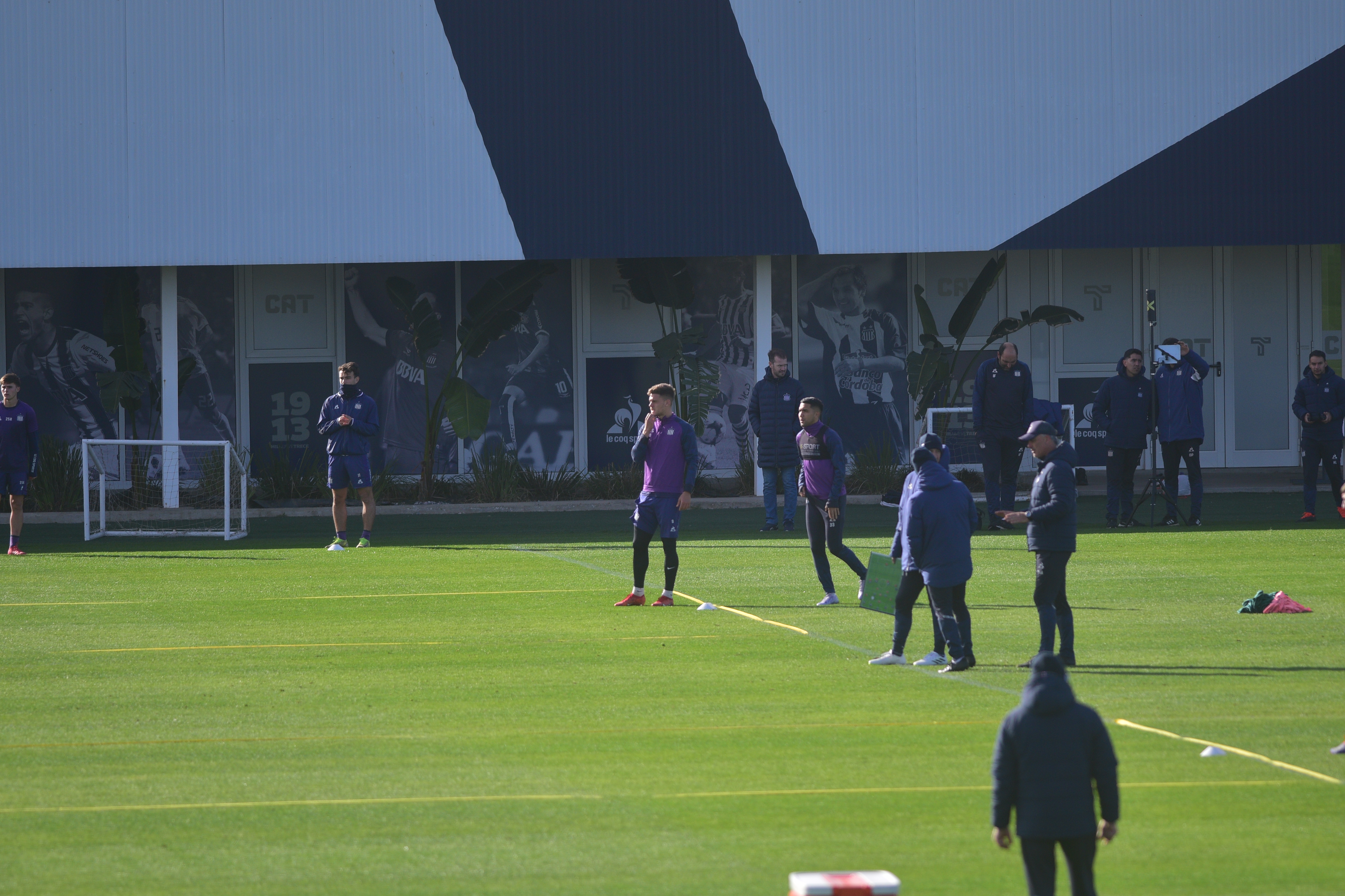 Federico Girotti en el entrenamiento de Talleres en el Card. (Pedro Castillo / La Voz)
