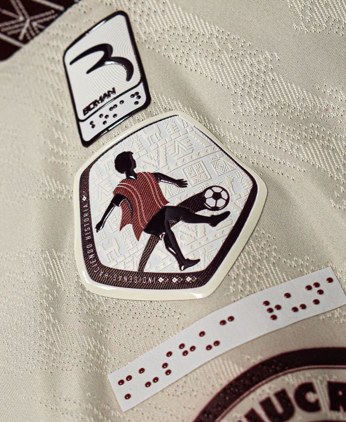 Braille en Primera: la historia detrás de una camiseta inédita. (Gentileza).
