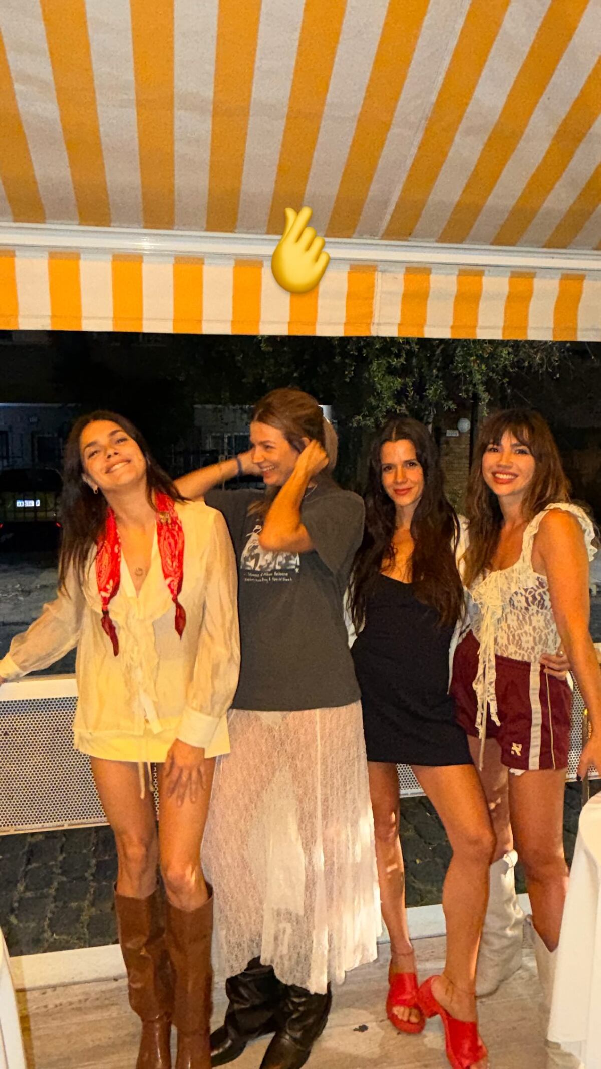 El reencuentro de . Celeste Cid, Violeta Urtizberea, Marcela Kloosterboer y Natalie Pérez, Las Estrellas