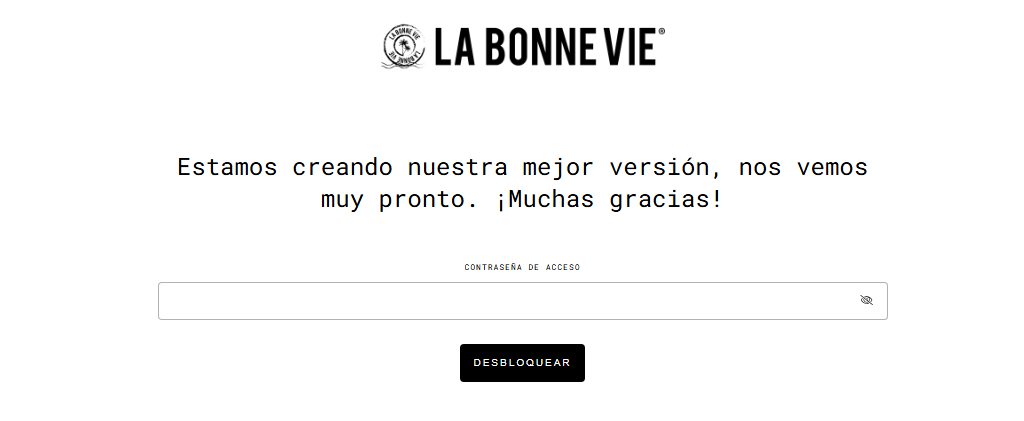Anmat prohíbe la comercialización de productos de la marca “La Bonne Vie”. Captura de la página web.