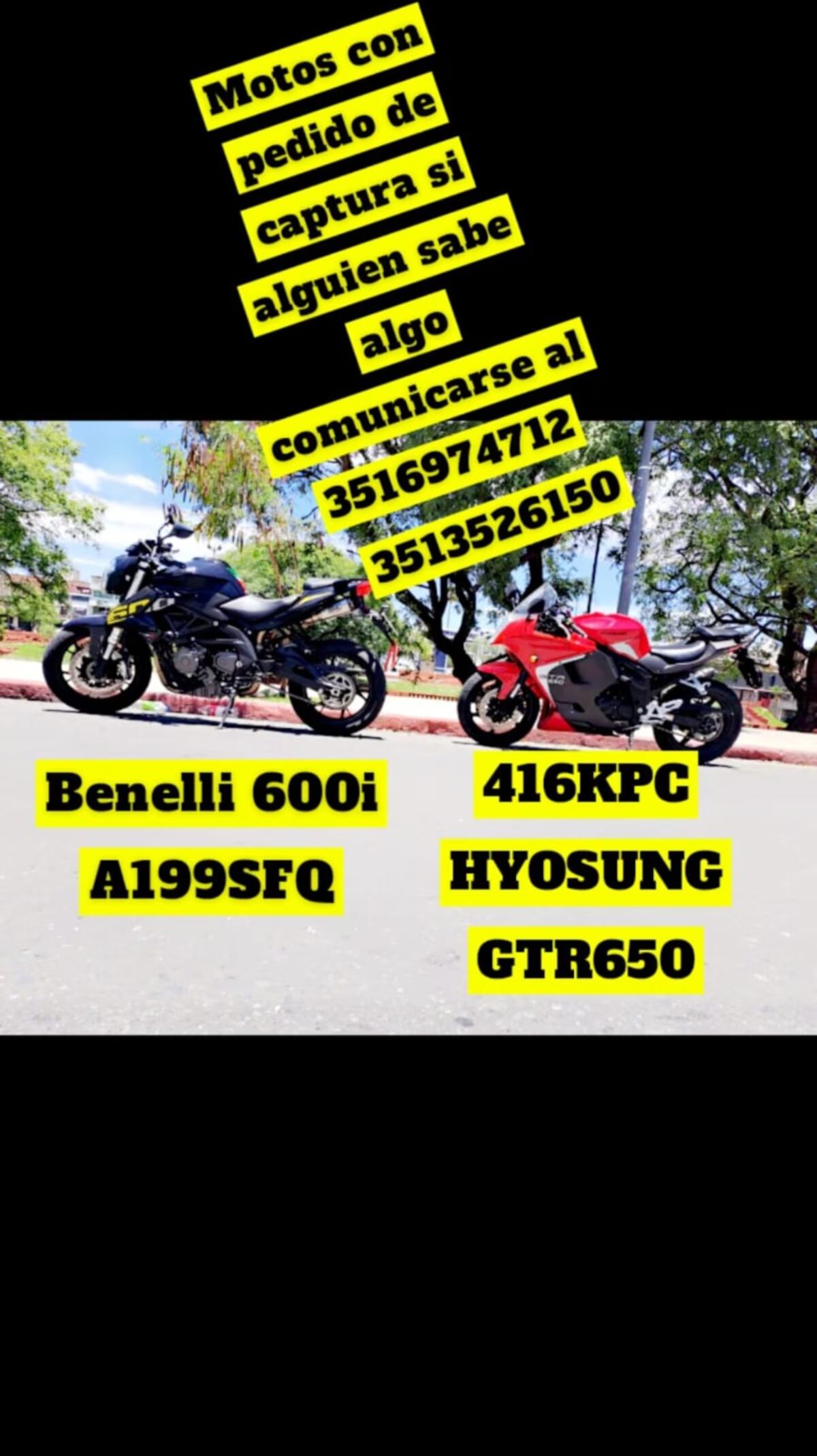 Las balearon para robar dos motos valuadas entre 6 y 16 millones de pesos. (Gentileza: El Doce)