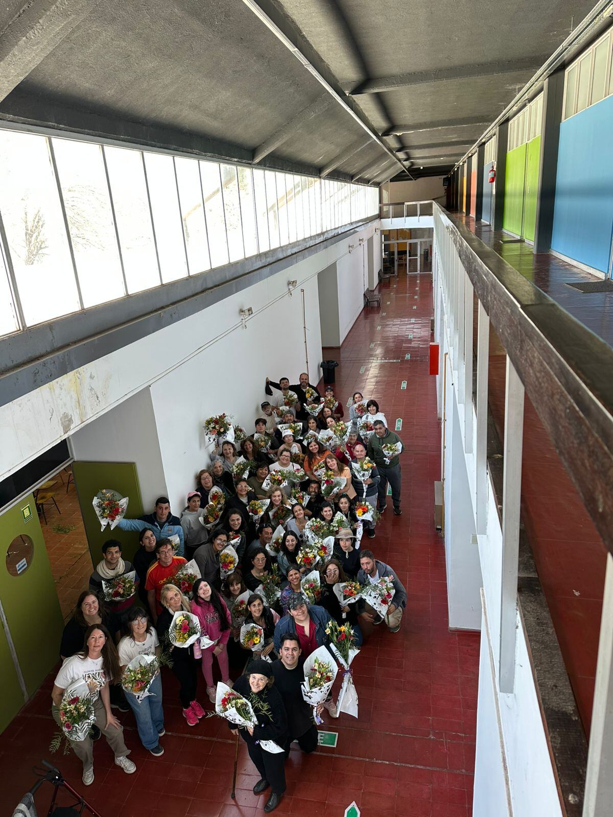 Capacitación en el Campo Escuela de la Facultad de Ciencias Agropecuarias a integrantes del Córdoba florece. (Gentileza)