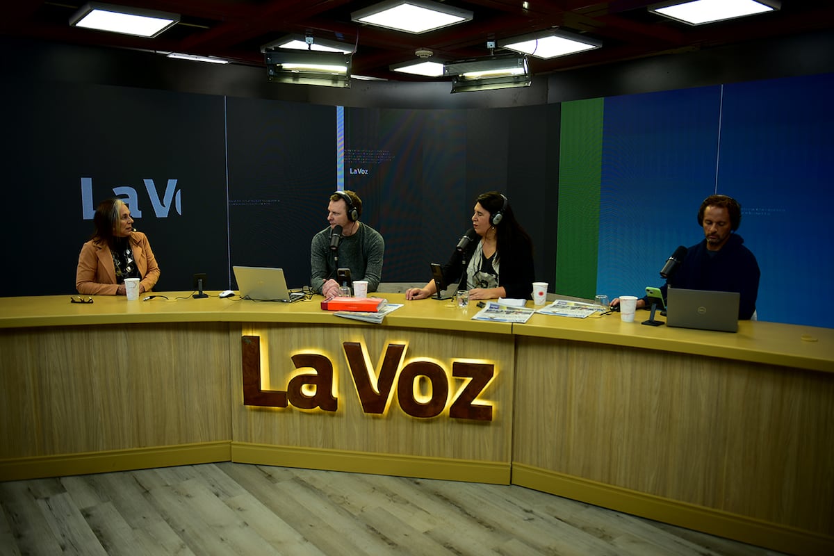 Liliana Montero, Ministra de Desarrollo Humano de Córdoba, en La Voz en Vivo. (Nicolás Bravo / La Voz)