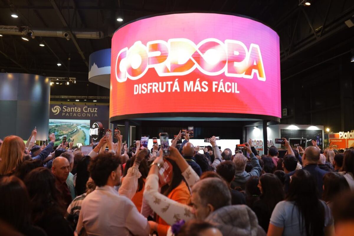 El stand de Córdoba dentro del predio de La Rural.