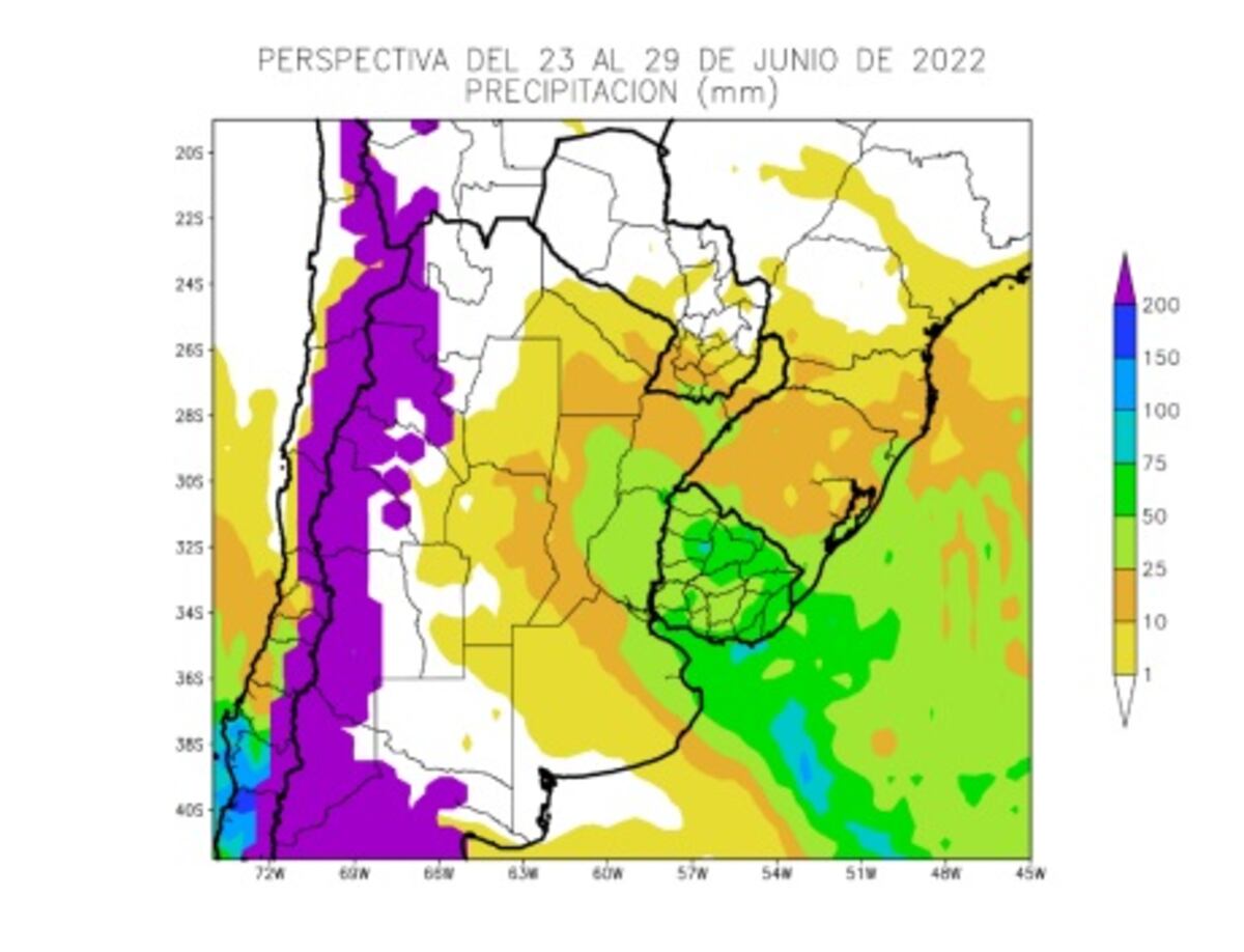 Mapa de precipitaciones