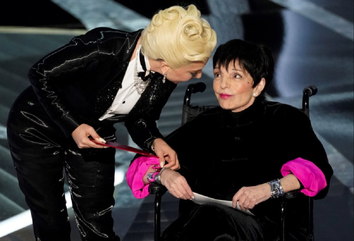 Lady Gaga y Liza Minnelli en la 94° entrega de los premios Óscar (AP)