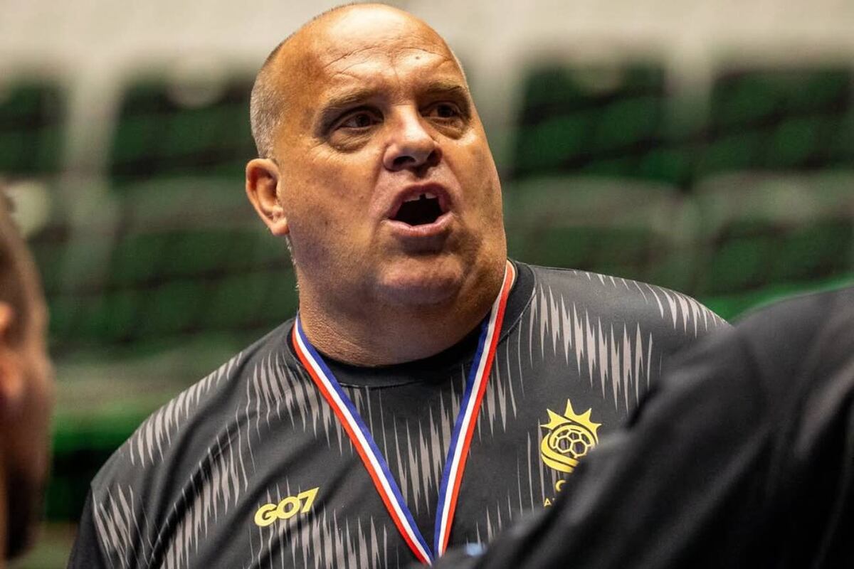 Rodolfo Jung, entrenador de la selección argentina masculina de handball. (Prensa CAH)