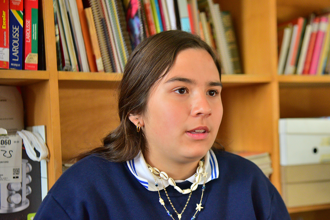 Juliana, alumna del Instituto Técnico Salesiano Villada
Foto: Pedro Castillo / La Voz