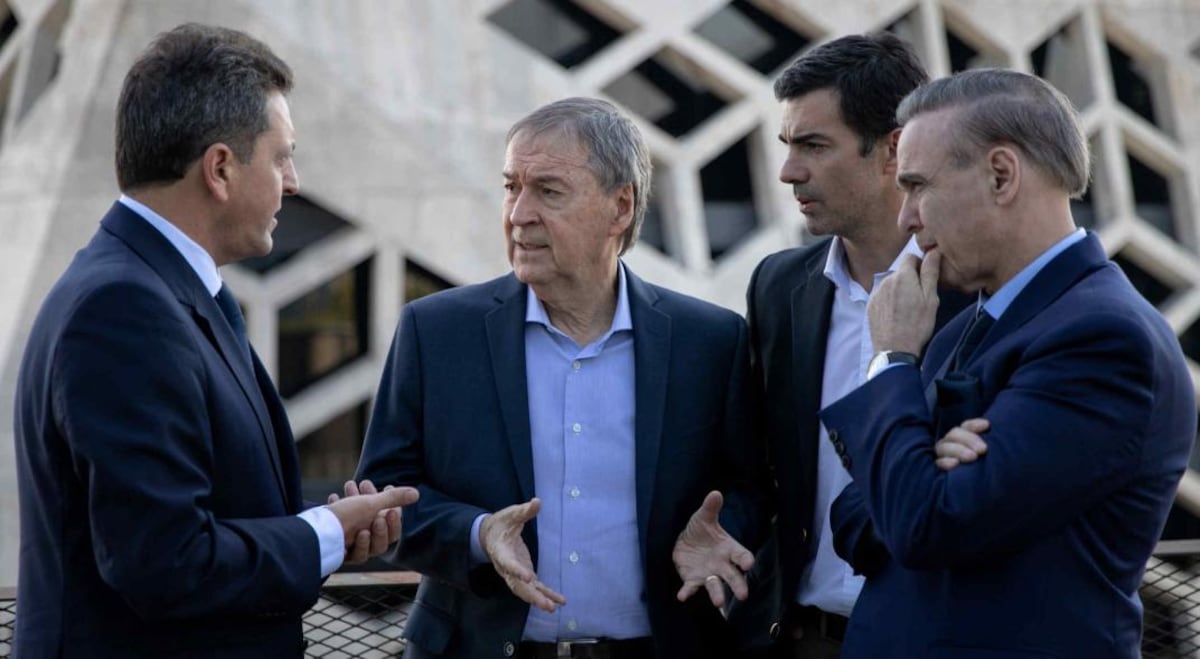 Peronismo Federal. Massa, Schiaretti, Urtubey y Pichetto, durante una cumbre que se realizó en Córdoba. Fue en marzo de 2019. Unos meses después, el nuevo espacio político se desarticuló. (La Voz / Archivo.