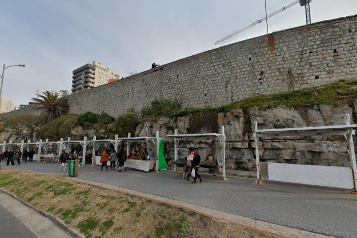 El trágico hecho tuvo lugar en un paredón del paseo Jesús Galindez, en Mar del Plata. (Google Maps)