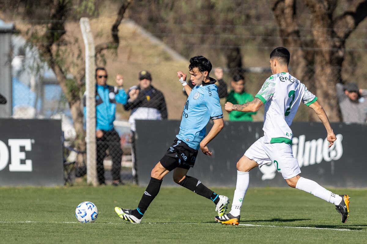 Gerónimo Heredia en la Reserva del Pirata (Prensa Belgrano).
