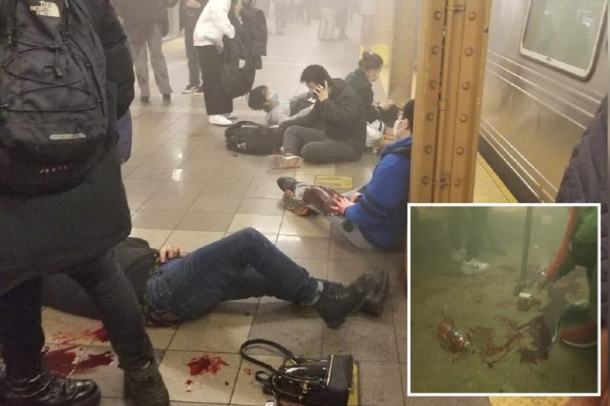 Tiroteo en el metro del barrio de Brooklyn, Nueva York (Armen Armenian / Facebook)