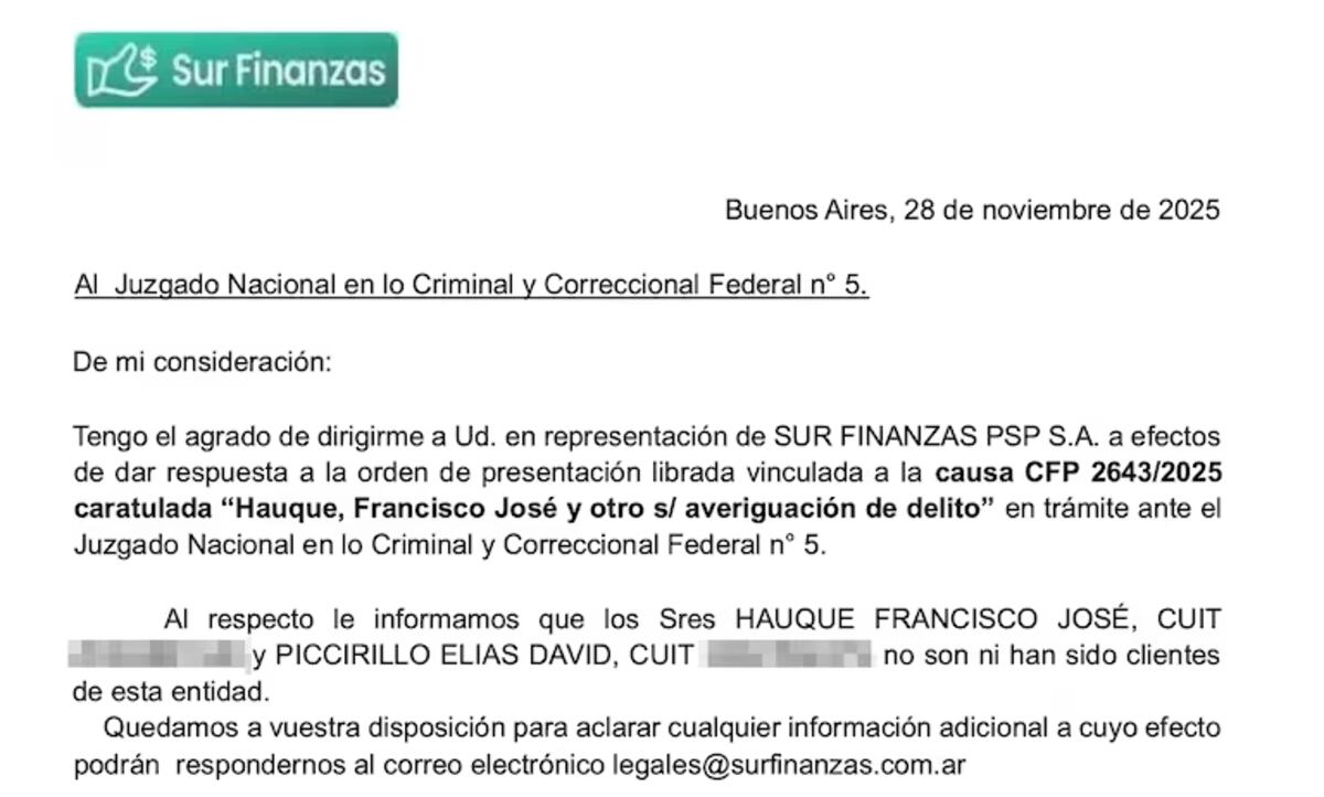 Detectan cheques que vinculan a un financista cercano al “Chiqui” Tapia con Elías Piccirillo (Investigación: La Nación)