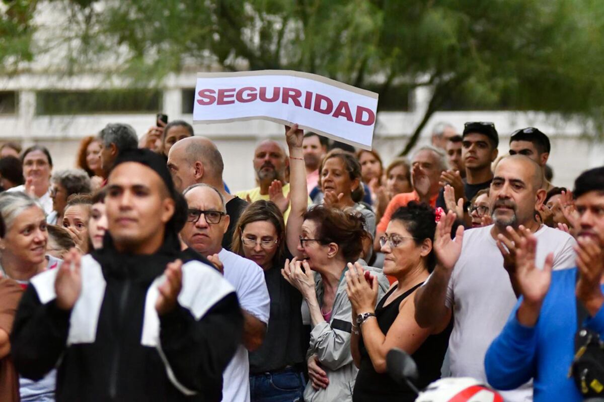 Río Cuarto. Marcha para exigir mayor seguridad (Tomy Fragueiro / La Voz).