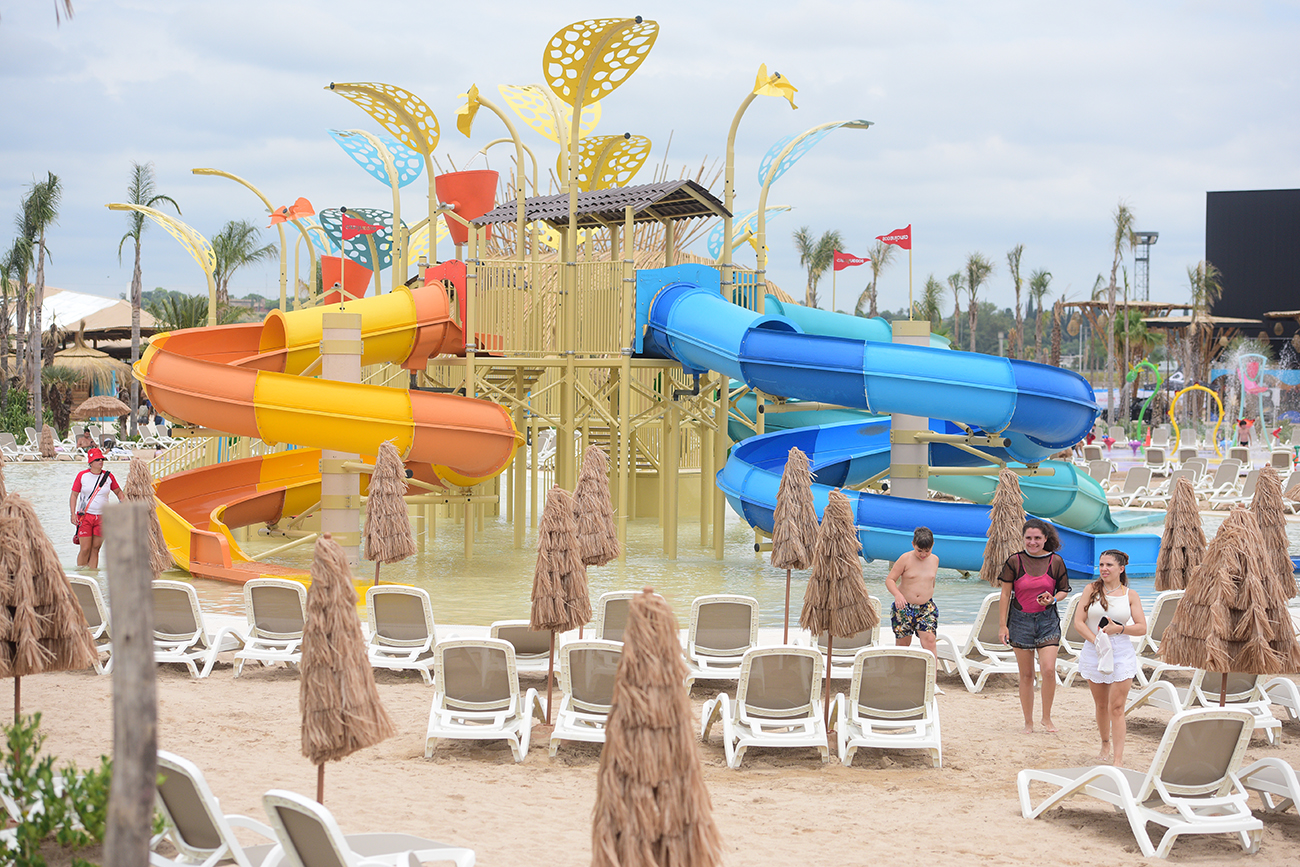 Inauguracón del Infinito Water Park será el parque acuático más grande y moderno de Argentina. (José Gabriel Hernández / La Voz)