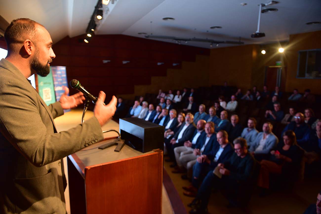 Sebastián Lazcano, gerente Comercial y de Marketing de La Voz, "media partner" de Proyectar Córdoba 2024. (José Gabriel Hernández / La Voz)