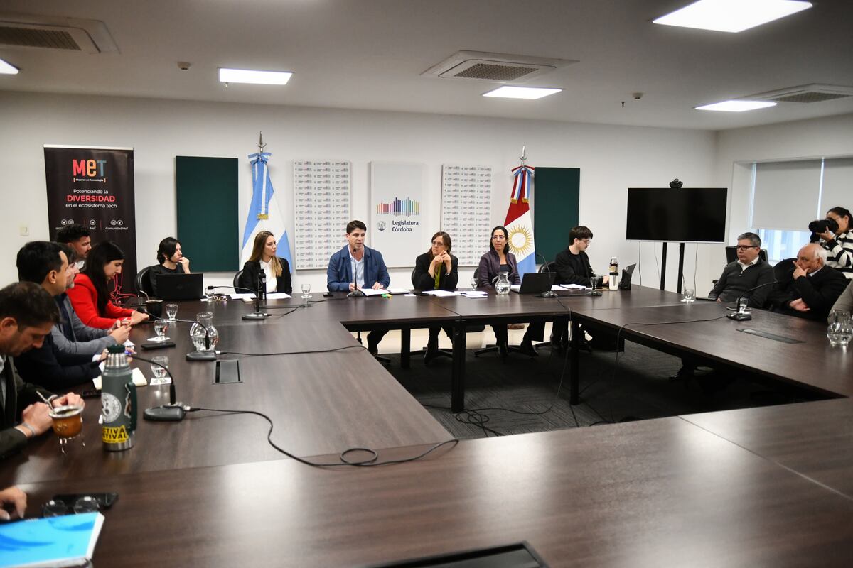Representantes de MET y Fundar, junto a los legisladores integrantes de la Comisión de Tecnología, Innovación y Economía del Conocimiento de la unicameral y distintos invitados analizaron cómo desarrollar políticas públicas para combatir brecha de género en la industria tecnológica. (Gentileza)