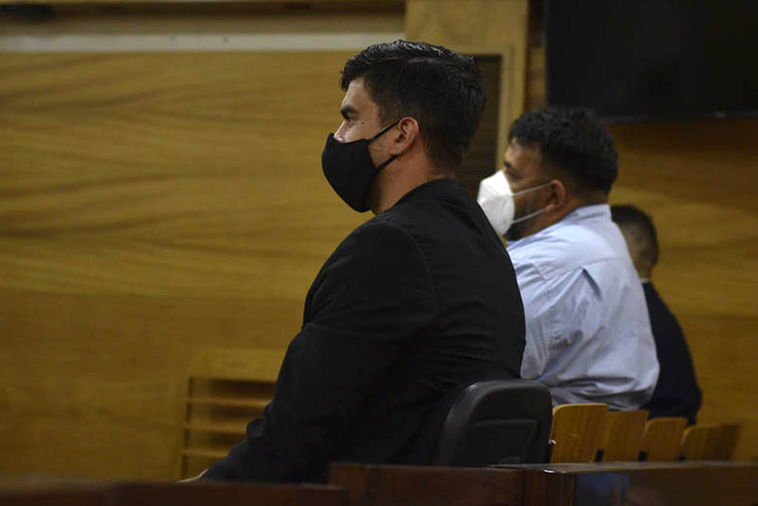 El policía Miranda Ércoli, en el banquillo. (Ramiro Pereyra) 