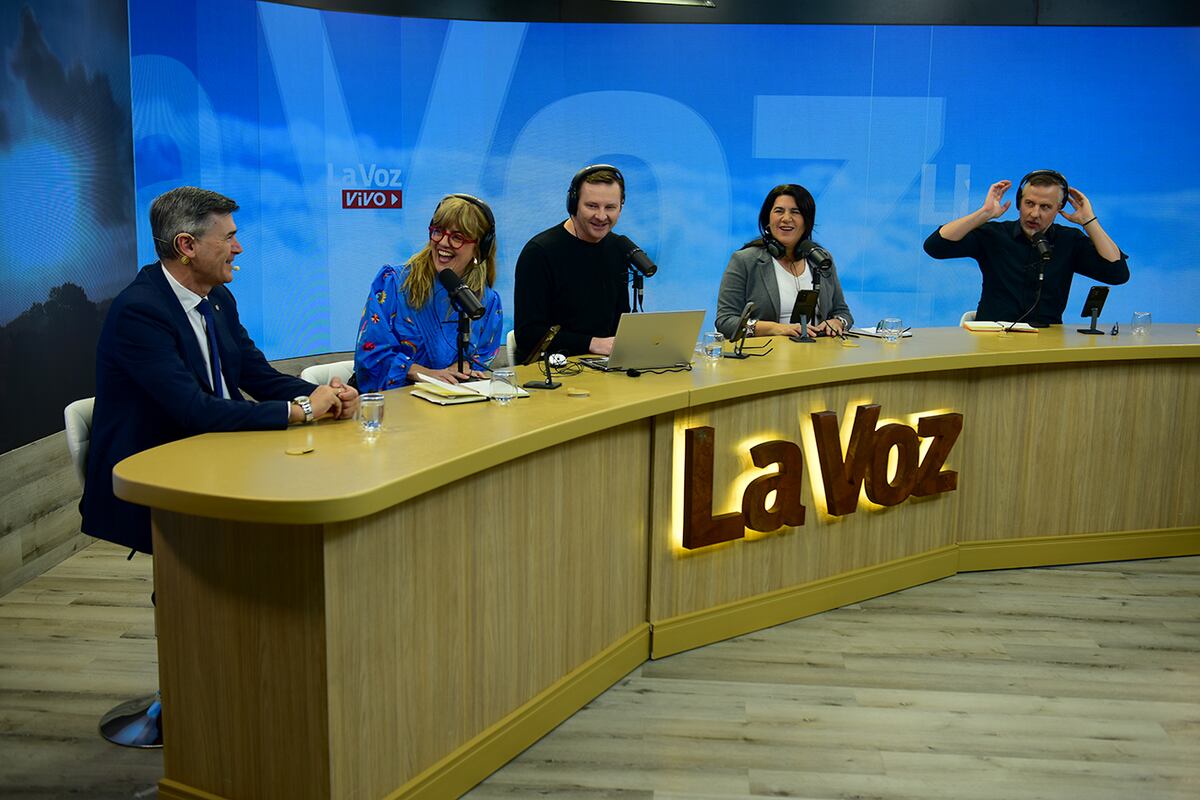 El intendente de Córdoba, Daniel Passerini, en La Voz en Vivo. (Nicolás Bravo / La Voz)