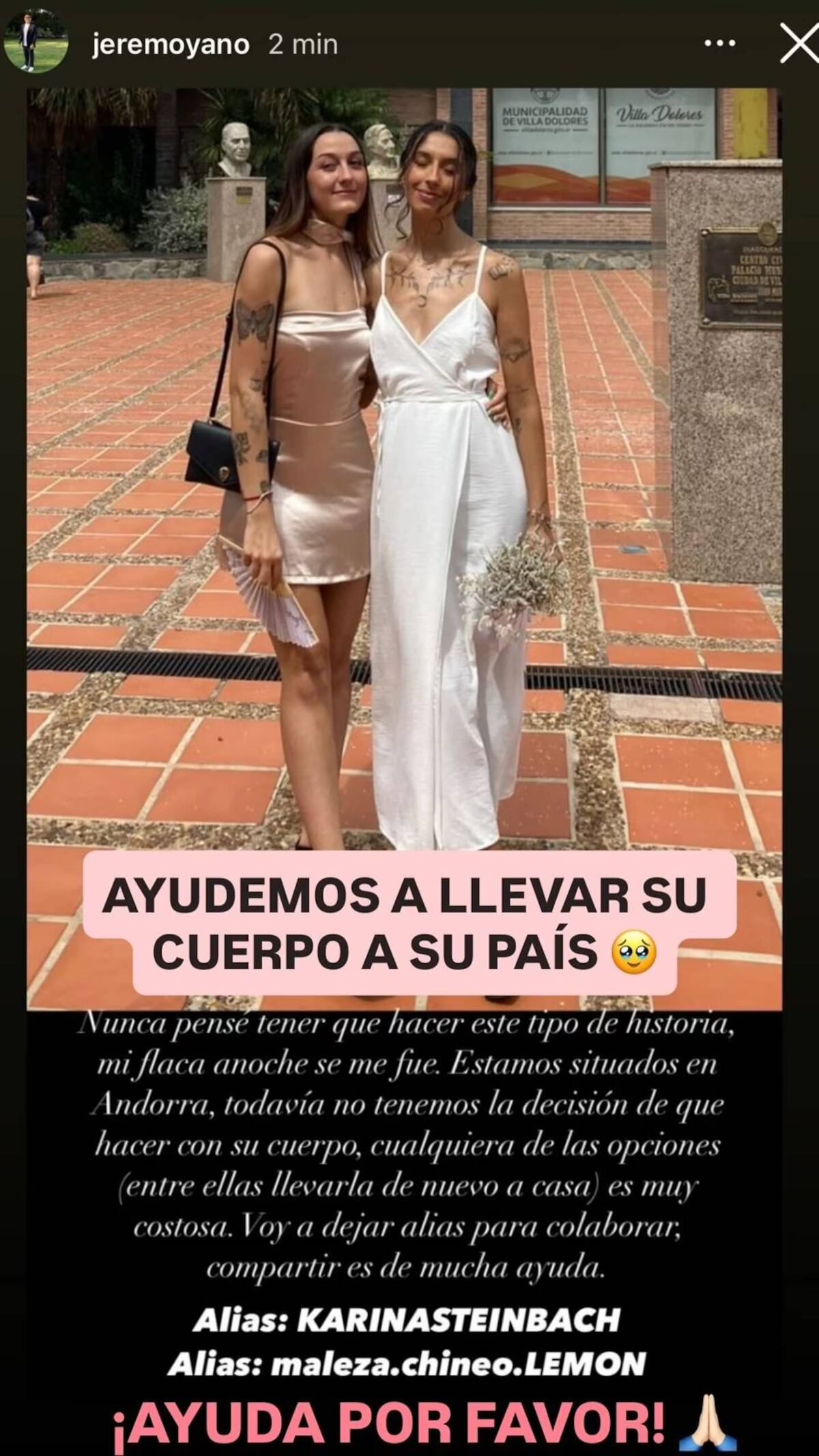 Una cordobesa de 29 años murió en Andorra y su familia pide ayuda para repatriar el cuerpo.