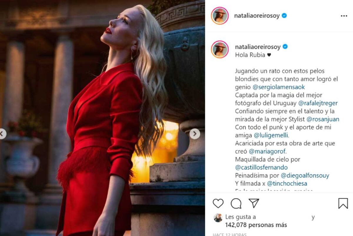 (Instagram Natalia Oreiro)