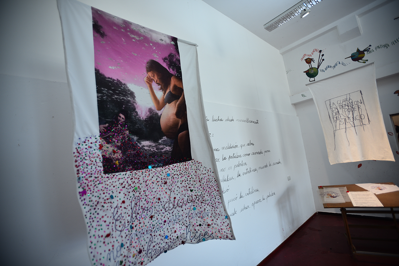 Muestra en el Espacio de la Memoria de La Perla "Ellas, ustedes, Nosotres. Historias de mujeres y disidencias. La Perla" Foto Pedro Castillo