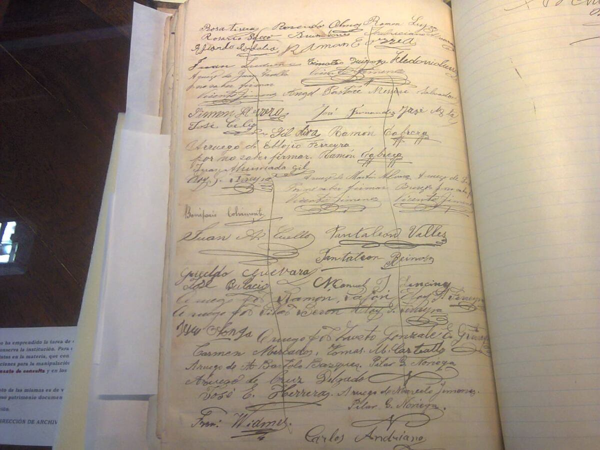 Firmada de presos.