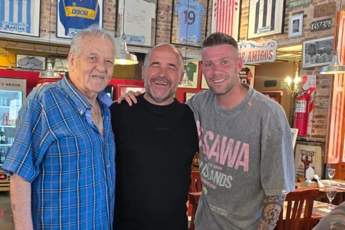 Daniel Willington y Guido Herrera, en una foto que se sacaron el domingo al mediodía. (Gentileza)